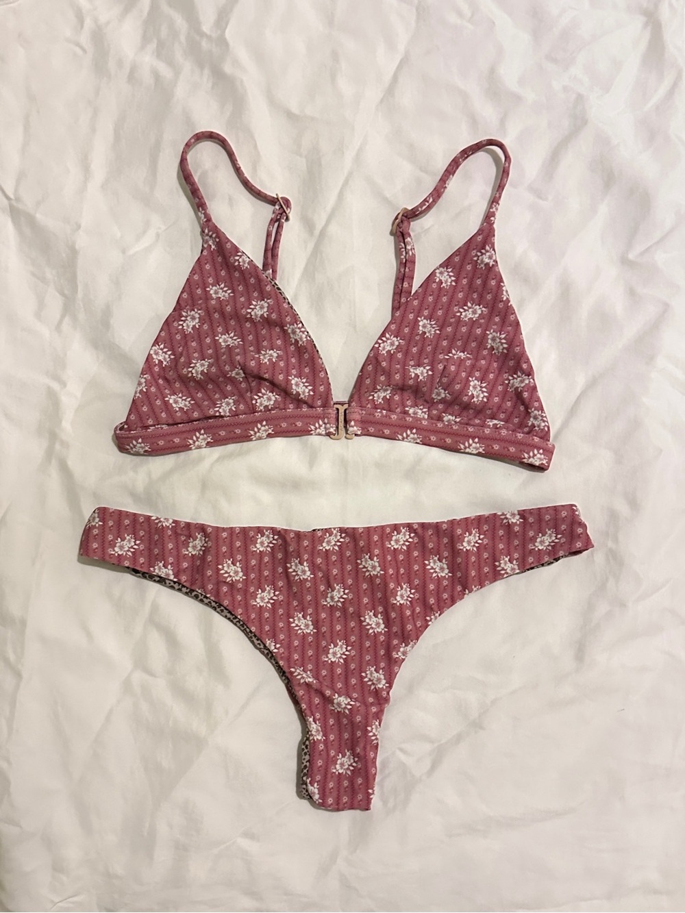 Acacia Swimwear Bikini Top and Bottom Mohala Print